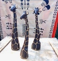 Figurines & Knick Knacks Wooden Giraffe Head 15", 17" and 19" Giraffe Figurine Fathers day gifts, Gifts for Mom product logo