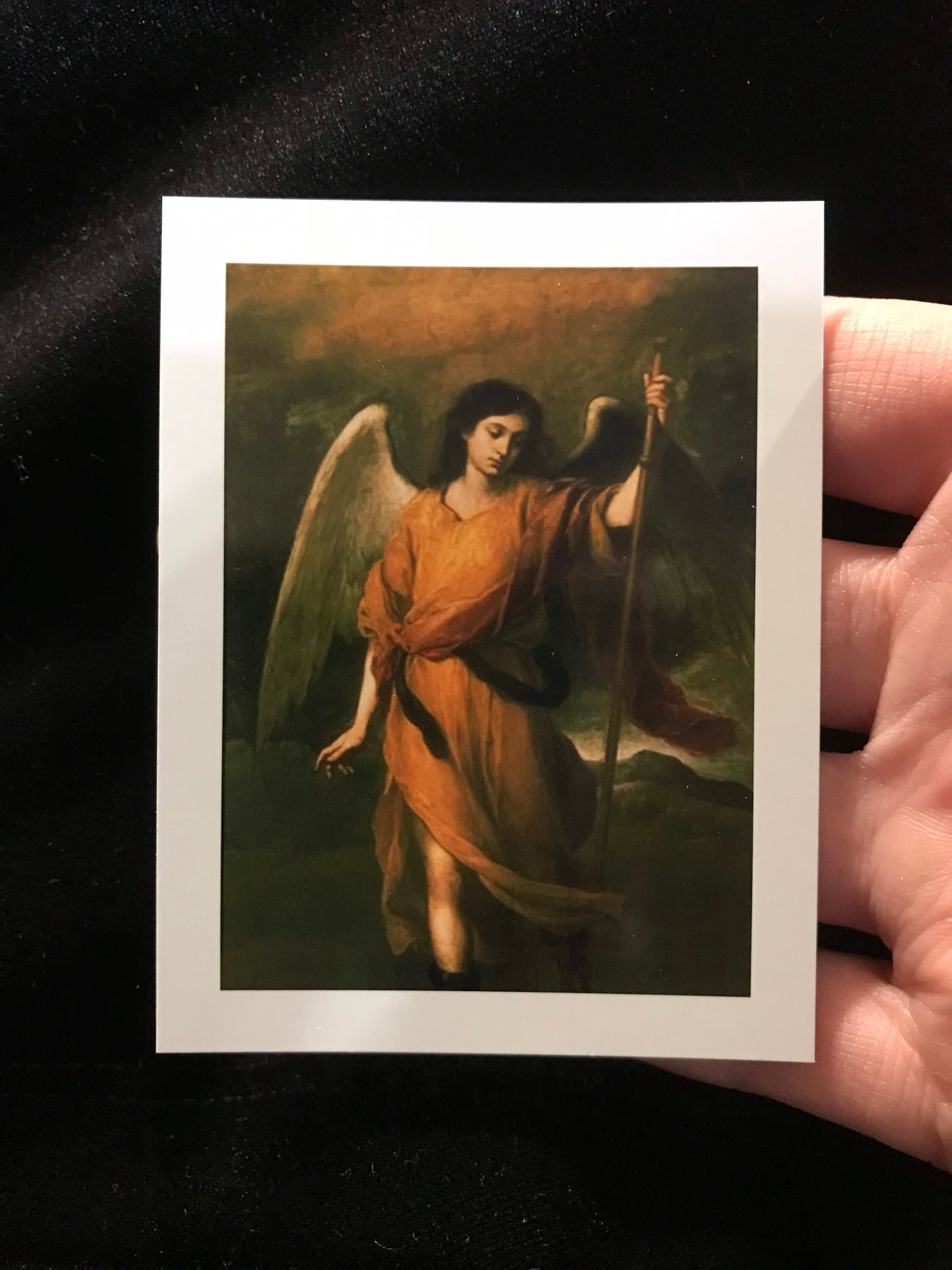 St. Saint Raphael the Archangel Small Prayer Holy Card - Etsy