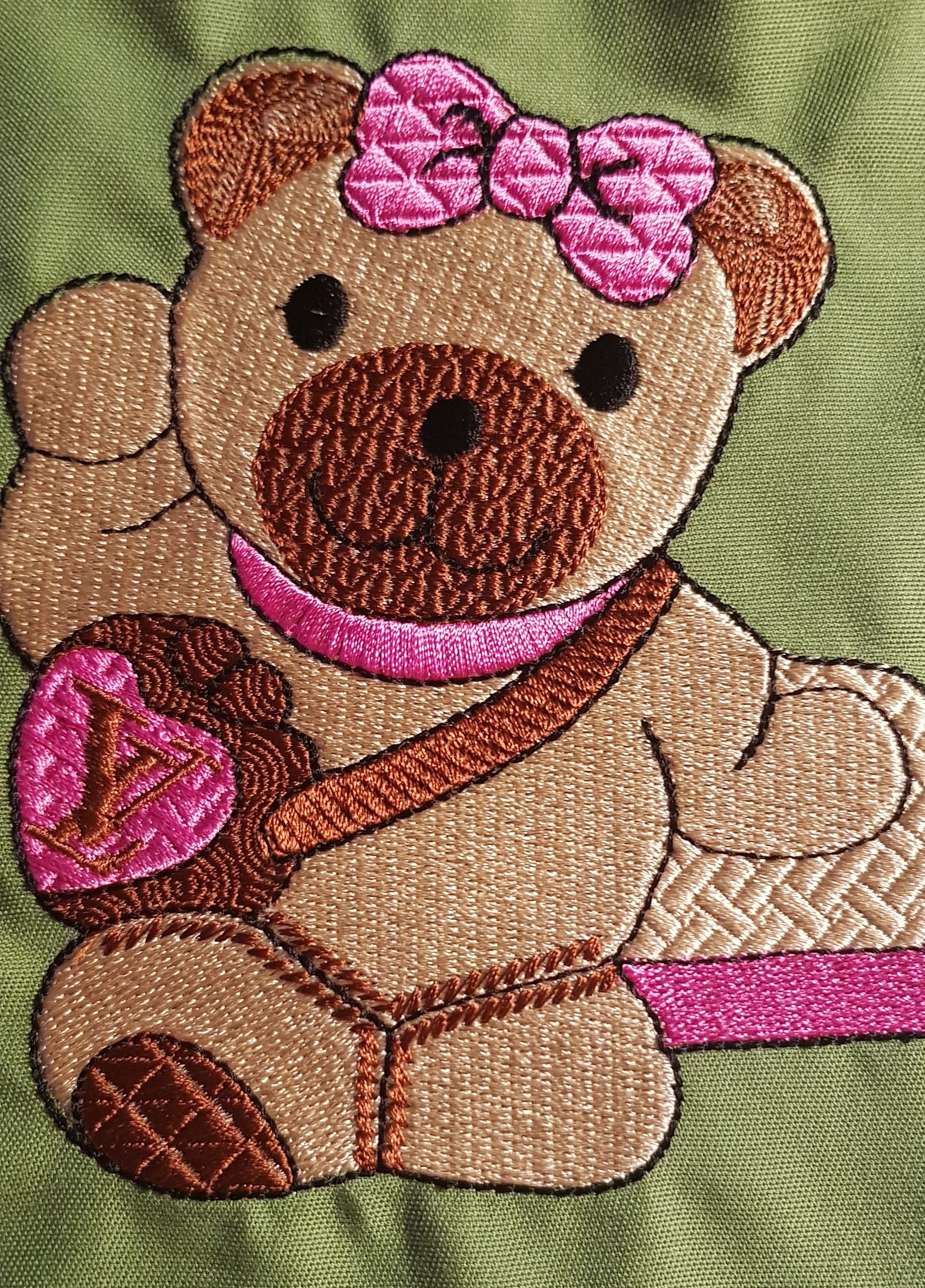 Embroidery Digital Bear Pattern Like Thun - Etsy