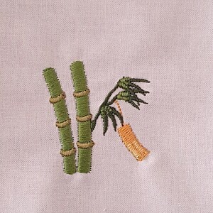embroidery digital pattern bamboo