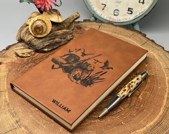 Personalized Hunter&#39;s Journal: Engraved Hunting Notebook