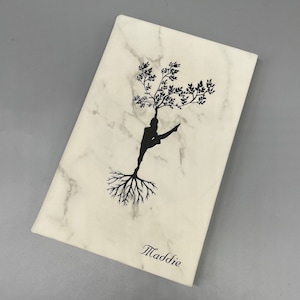 Yoga Personalized Journal, Spiritual Gift, Birthday Gift Notebook, Engraved Gratitude Journal, Diary, Record Book, Meditation Journal