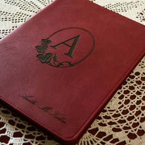 PORTFOLIO, Zippered Leatherette . Portfolio with Note pad,9.5&quot;x12&quot; Customized Portfolio, Personalized Business Gift, Graduation Gift
