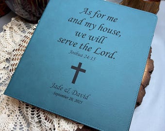 Personalized Leatherette 3 Ring Binder: Photo Album, Wedding