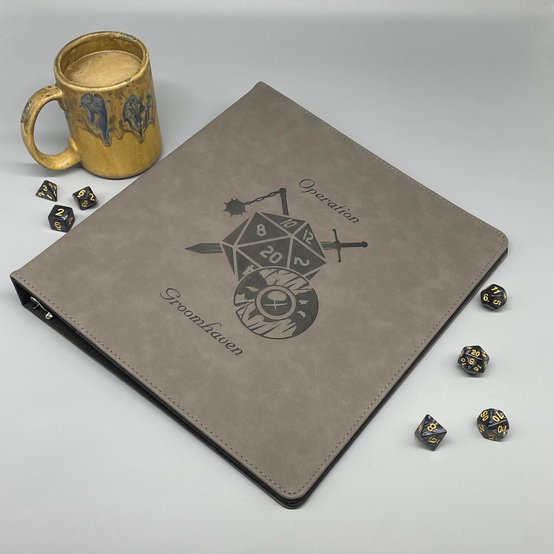 Dnd Personalized 3 Ring Binder Gaming Record Keeping Gift Etsy