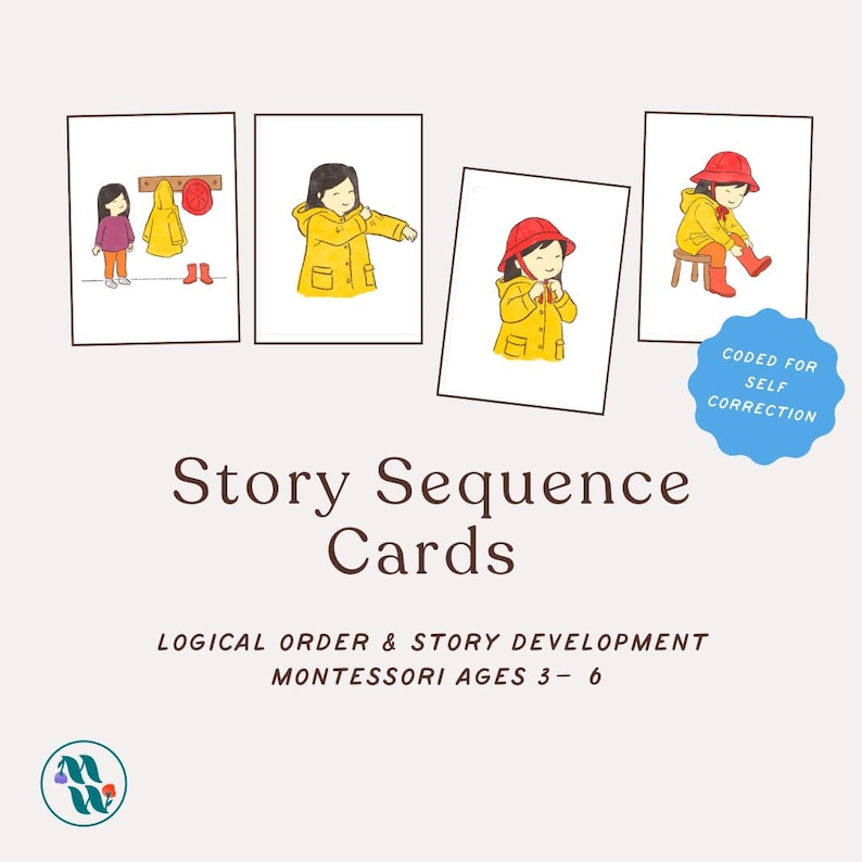 Story Sequencing Cards Printable | Montessori Logical Order Activity ...