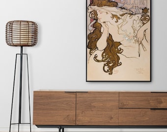 Alphonse Mucha Art Nouveau Poster | 'Salon des Cent' Giclée Print