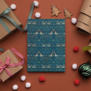 Cartões de felicitações William Morris Birds – Conjunto de 10, design vintage de artes e ofícios, perfeito para amantes da arte e ocasiões especiais