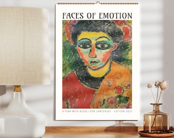 Alexej von Jawlensky Wandkalender - Russischer Künstler, Expressionist, Semi-Glossy Papier