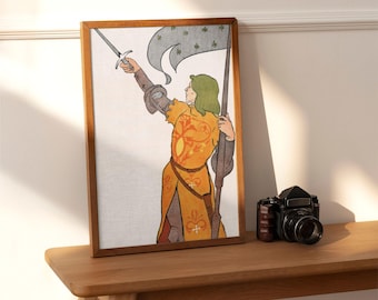 Edward Penfield – Joan of Arc, Bohemian Decor, Smooth Matte Art Print