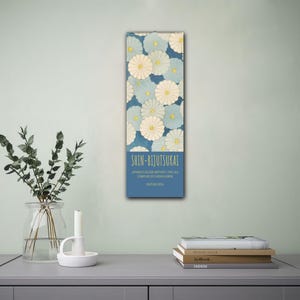 Calendrier japonais Furuya Korin - Gravure sur bois, période Meiji, célèbre artiste japonais