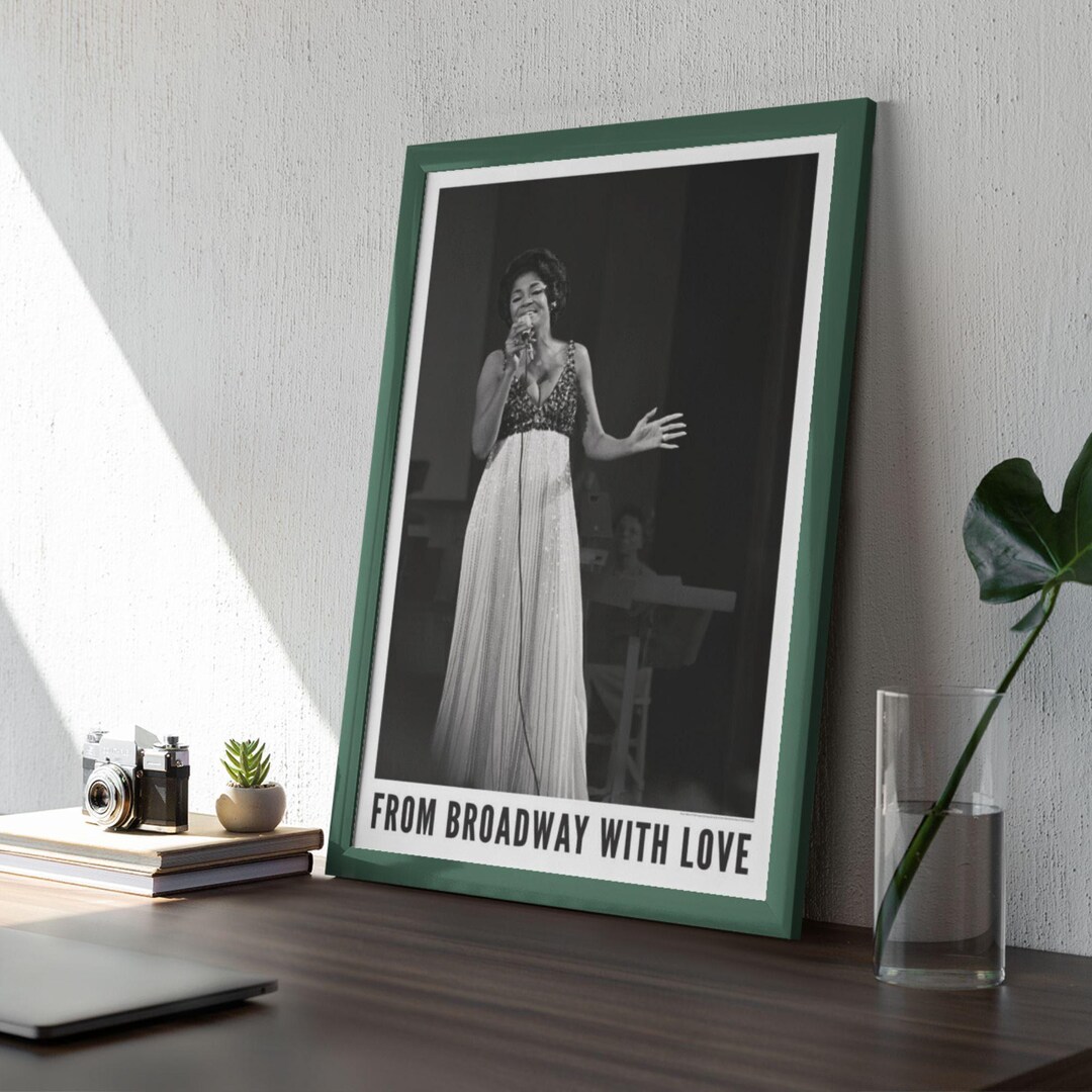 Jazz Poster Nancy Wilson Amsterdam, 1968 - Music Lover Gift
