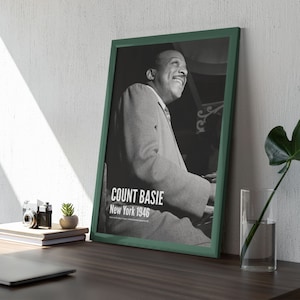 Count Basie Jazz Poster: Museum Quality Music Print