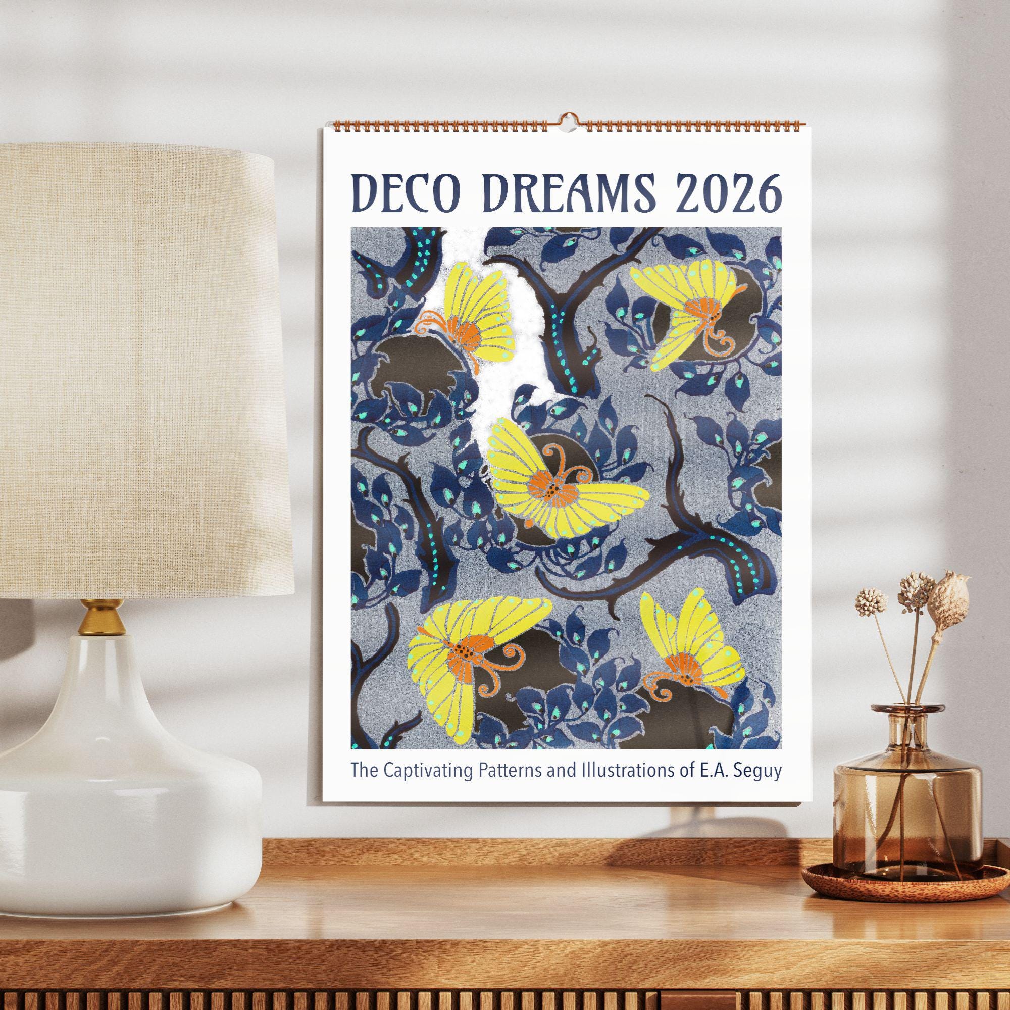 Art deco calendar - Etsy 日本