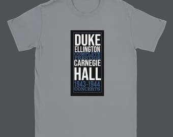 Duke Ellington Carnegie Hall - Jazz Legend T-Shirt, Classic Jazz Music Tee, Oversized T Shirt, Gifts for Musicians
