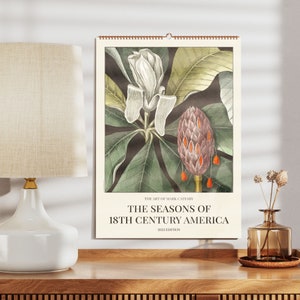 Mark Catesby Botanical Art Wall Calendar | Vintage-Inspired Home Decor, Botanical and Floral Illustrations as Calendar Gift