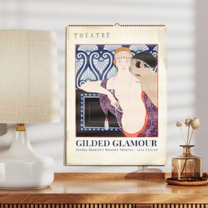 George Barbier Wandkalender | Vintage Art Deco Illustrationen | Elegantes Dekor & Geschenk für Kunstliebhaber