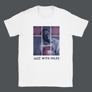 Miles Davis Jazz T-Shirt | Cool Jazz Legend Tee, Vintage Musician Shirt, Classic Jazz Gift, Bebop & Fusion Apparel, Retro Music Shirt