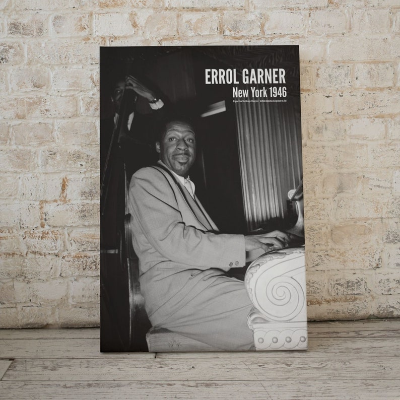 Erroll Garner Tribute: Jazz Print and Poster for Music Lovers - Etsy