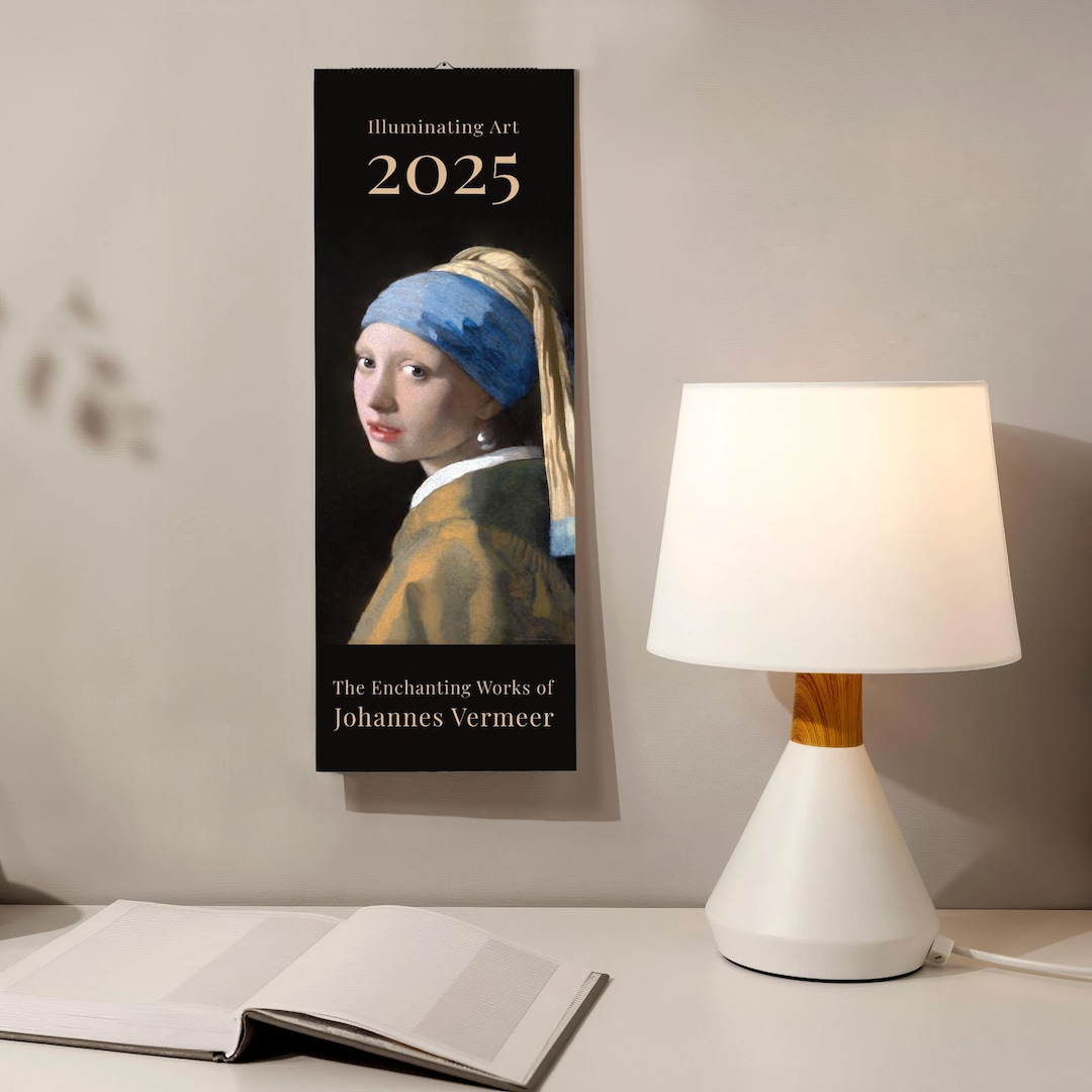 Johannes Vermeer Wall Calendar Illuminating Art, Perfect Calendar Gift
