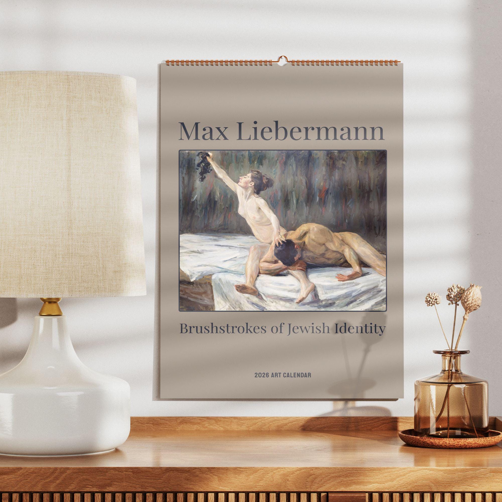 Max Liebermann Wall Calendar – German Impressionism Art, Jewish Artist Gift, Removable Prints, Inspiring Home & Office Decor