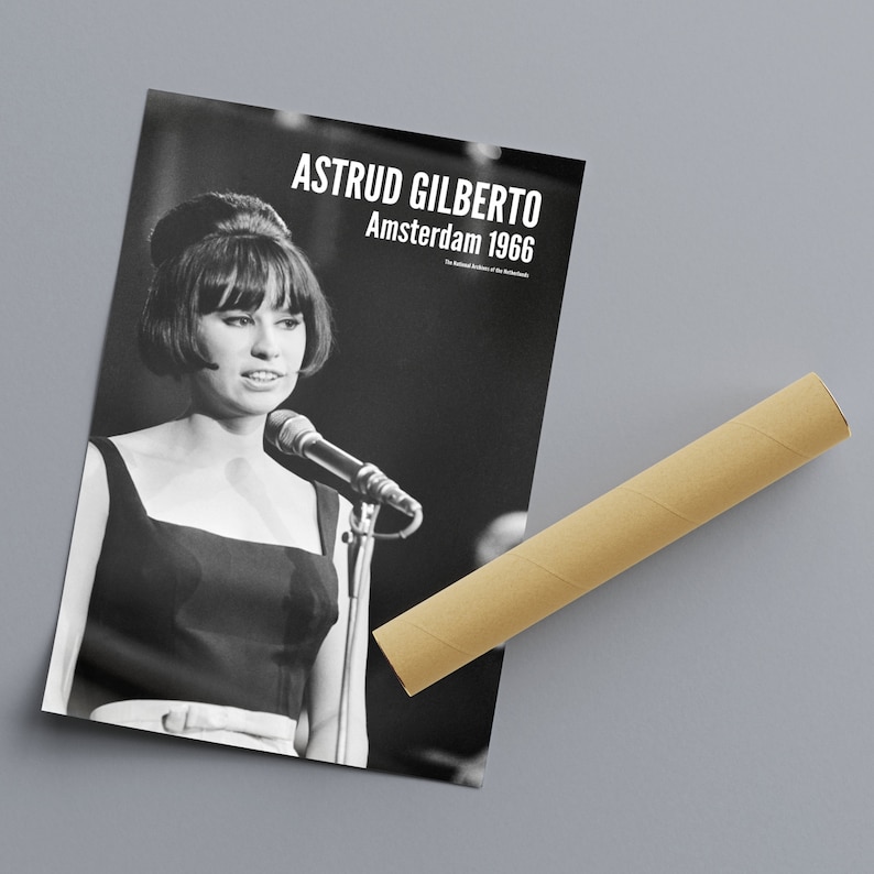 Set di 3 poster musicali vintage, arte da parete retrò in bianco e nero