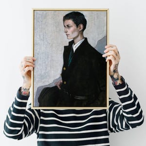 Romaine Brooks – Peter (Una joven inglesa), Pintora, Regalo lésbico, Impresión artística