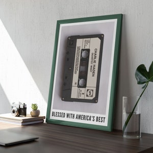 Charlie Haden Jazz Poster: A Unique Music Gift | Ideal for Elevating Your Living Room Decor