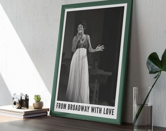 Nancy Wilson Jazz Poster: A Unique Music Gift | Perfect for Enhancing Your Office Wall Art