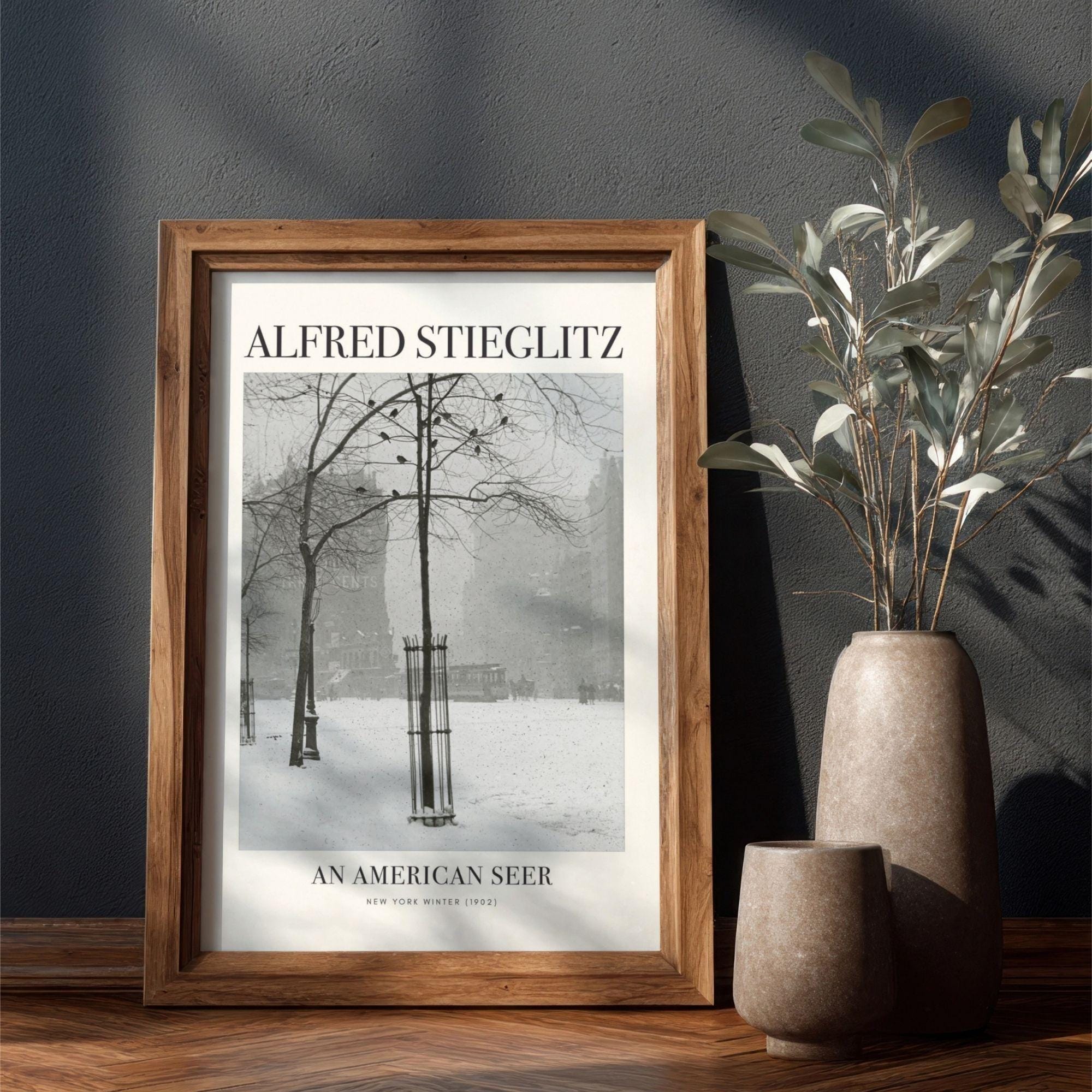 Alfred Stieglitz - New York Winter, Analog Photography, Matte
