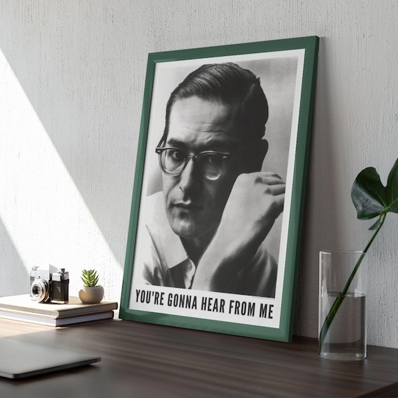Bill Evans - Jazz Music Poster, New York 1961, Gallery Matte - Etsy