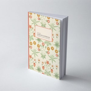 William Morris: Royally Lovesick, Victorian Arts and Crafts, Personalised Journal Book Gift
