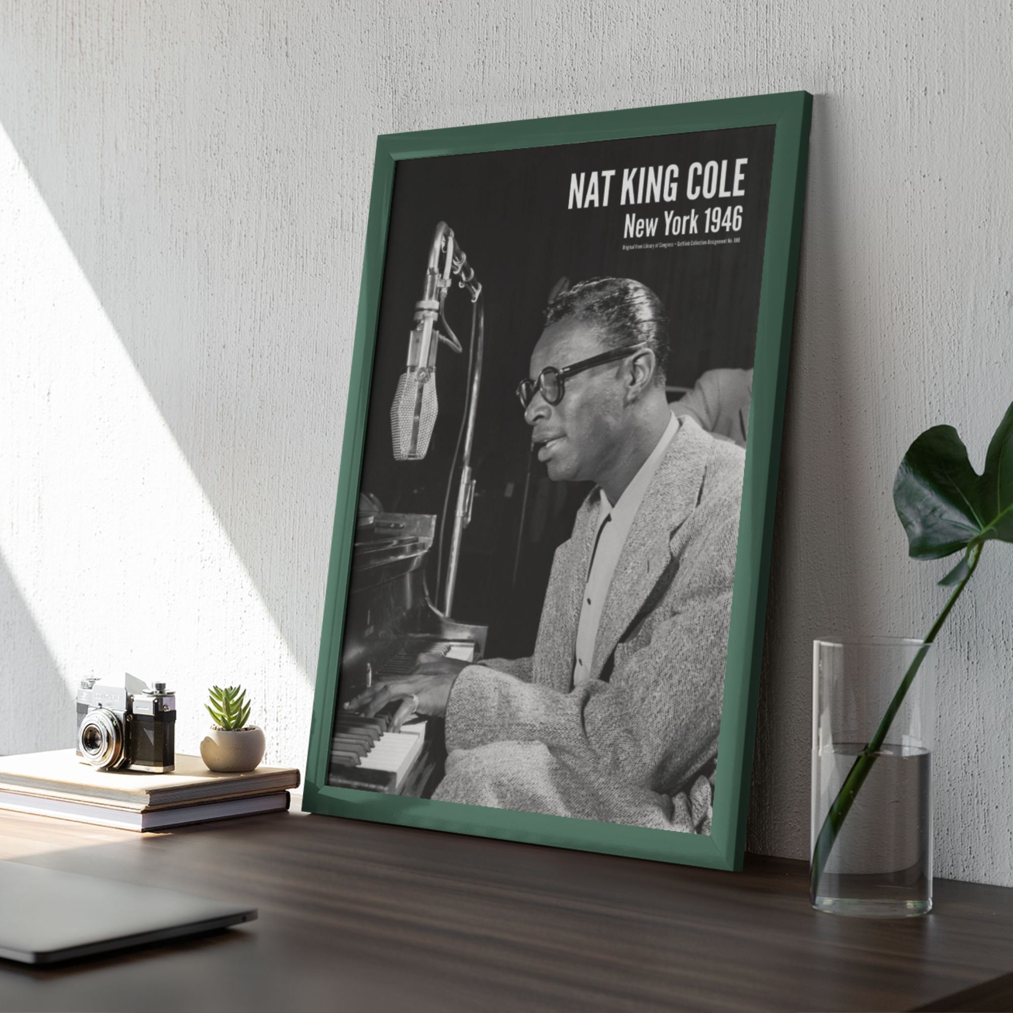 Nat King Cole Jazz Poster: A Unique Music Gift Perfect for