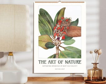 Wild Flowers Wall Calendar – Mary Vaux Walcott's Victorian Art Work, Semi-Glossy Paper