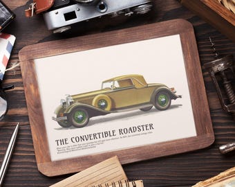1933年リンカーン・コンバーチブル・ロードスターのポスター