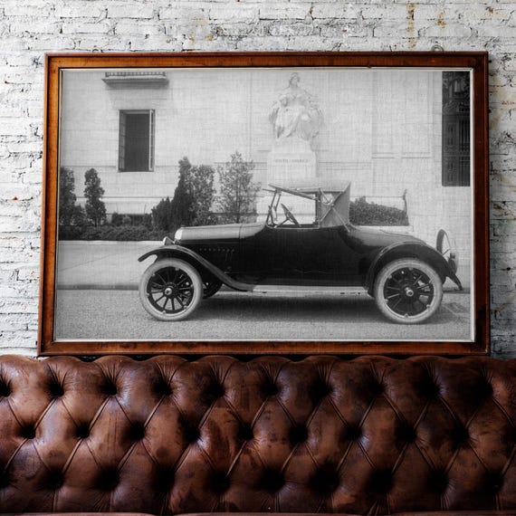 Affiche Décorative Rétro 'Oakland Motor Car Company' - Voiture Ancienne - Art Mural