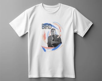 Charlie Parker Jazz T-Shirt – "Bird" Saxophone Legend Tee