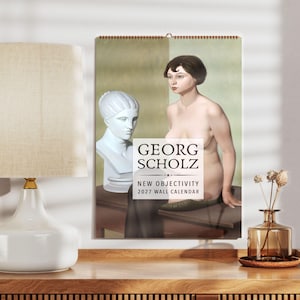 Georg Scholz wandkalender - Satirische kunst, nieuwe zakelijkheid, halfglanzend papier