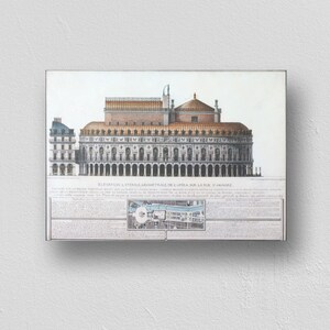 Opera on rue St Honoré Paris - Architectural Prints