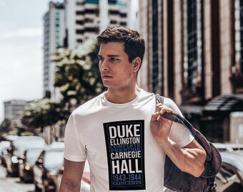 Duke Ellington Carnegie Hall T-shirt, Classic Jazz Music Tee in