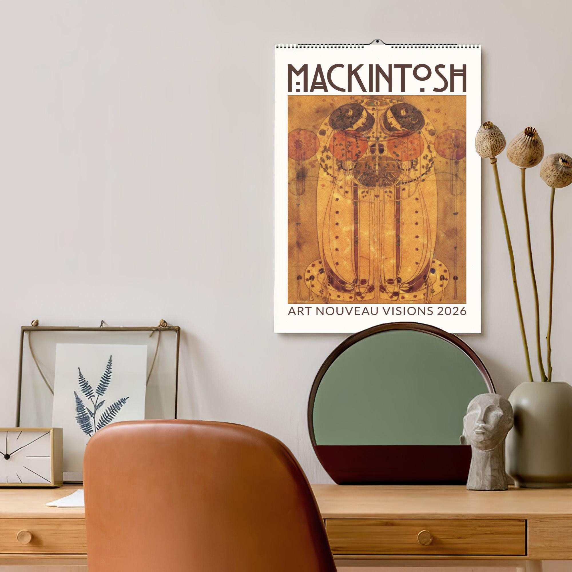 Charles Rennie Mackintosh Wall Calendar – Glasgow Artist