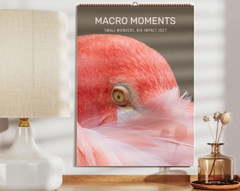 Macro Photography Wall Calendar – Nature Photo, Semi-Gloss Paper