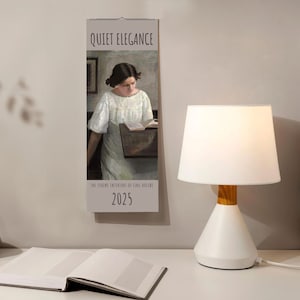 Carl Holsoe Art Calendar: Serene Danish Interiors, Elegant Home Décor Wall Calendar, Perfect Calendar Gift for Art Enthusiast