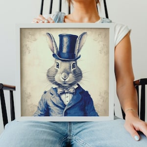 Impresión 'Brambleberry Bounce' de Alicia en el País de las Maravillas - Arte de John Tenniel, Decoración caprichosa de la habitación para niños, Gato de Cheshire, Regalo de la Reina de Corazones