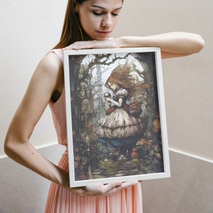 Legends of the Ancient Forests | Rare Art Academia | Arthur Rackham&#39;s Untold Fairy Fantasy Print