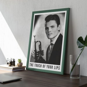 Chet Baker Jazz Poster: A Unique Music Gift | Ideal for Elevating Your Living Room Decor
