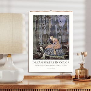 Virginia Frances Sterrett Wall Calendar - Fantasy Artist, Dungeon and Dragon, Semi-Gloss Paper