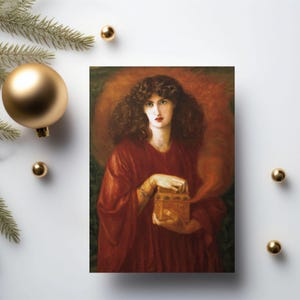 Pandora Grußkarten - Set - 10 Viktorianische Kunst Karten, Dante Gabriel Rossetti Präraffaeliten Geschenk