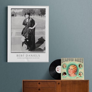 Bebe Daniels Silent Film Star Poster | 1920s Hollywood Actress | Classic Movie Icon, Silent Era Celeb, Vintage Cinema Art Print