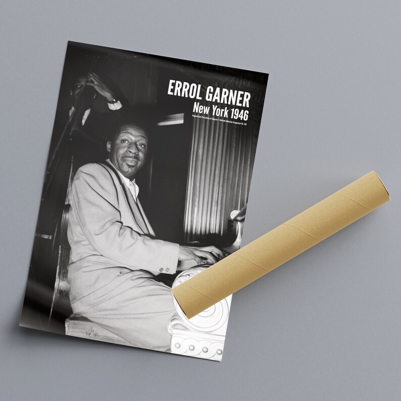 Erroll Garner Tribute: Jazz Print and Poster for Music Lovers - Etsy